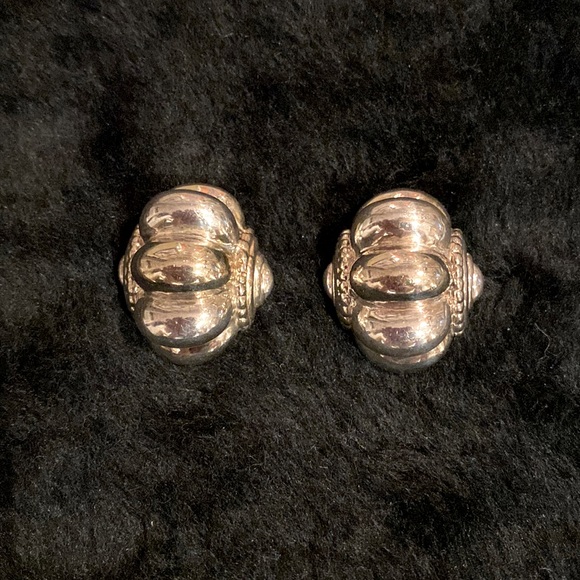 Jewelry - Sterling Silver C. D. 925 clip earrings